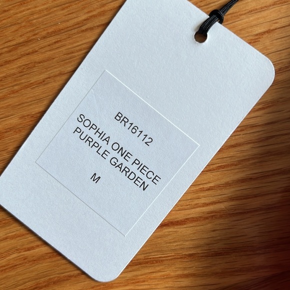 Free People Roopa Pemmaraju Beth Richards Sophia Purple Garden one piece M NWT - Picture 12 of 16